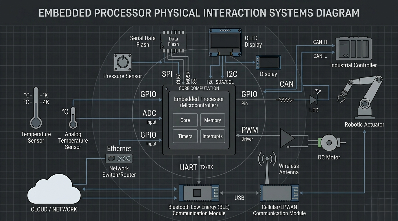 Embedded systems interfaces and communication architecture