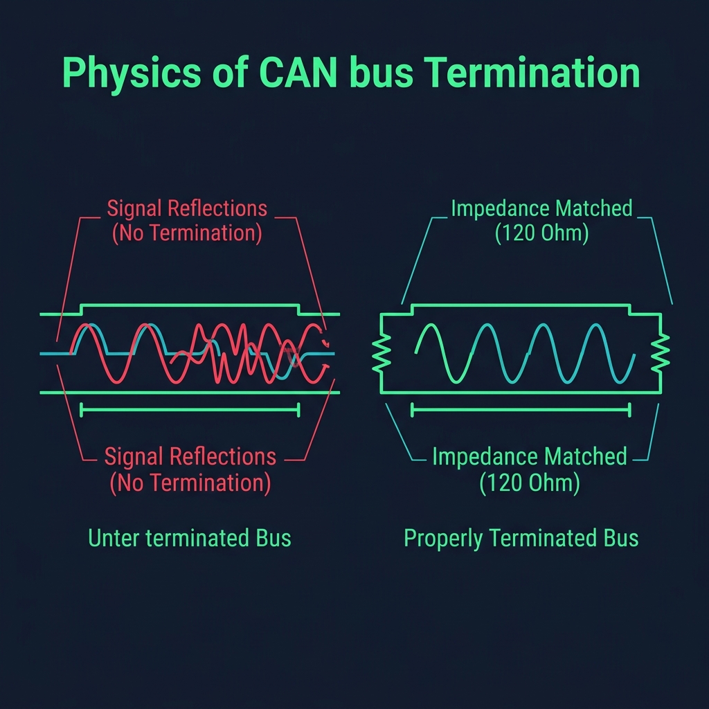 CAN Bus Termination: Impedance Matching vs Signal Reflections
